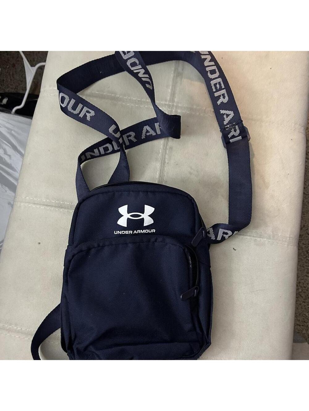 Under Armour navy blue crossbody athletic bag